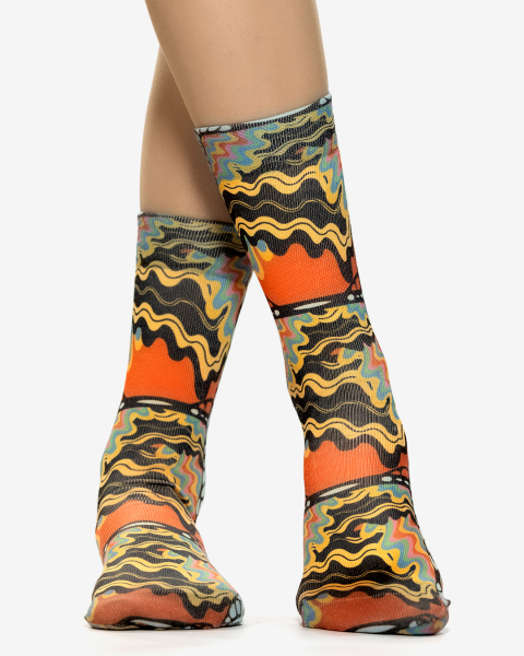 Wigglesteps Damen - Socken - Style: 05312 - Autumn Wave