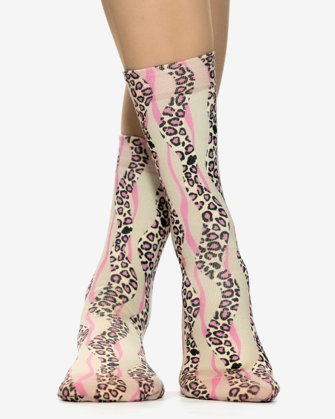 Wigglesteps Damen - Socken - Style: 05330 - Leo Wave Pink
