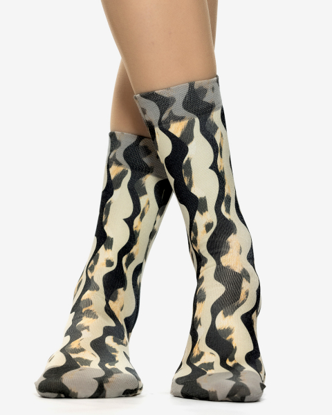 Wigglesteps Damen - Socken - Style: 05331 - Leo Wave Black