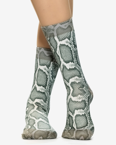 Wigglesteps Damen - Socken - Style: 05334 - Snake Grey