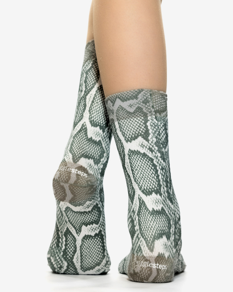 Wigglesteps Damen - Socken - Style: 05334 - Snake Grey