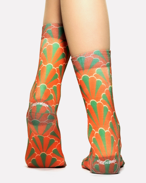 Preview: Wigglesteps Damen - Socken - Style: 05352 - Retro Santa