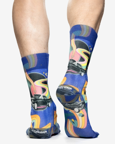 Wigglesteps Herren - Socken - Style: 05366 - Black Car