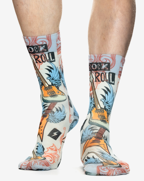 Wigglesteps Herren - Socken - Style: 05368 - Rock Guitar