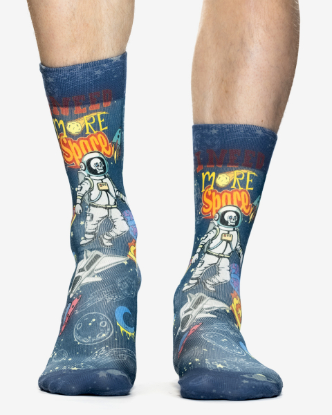Wigglesteps Herren - Socken - Style: 05371 - Space Skull