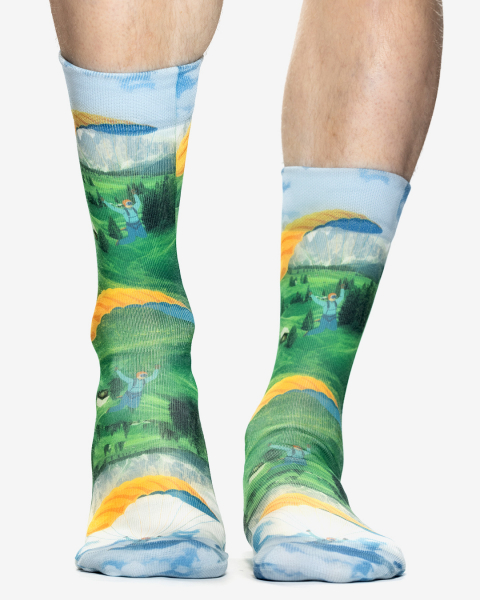 Wigglesteps Herren - Socken - Style: 05373 - Paragleiten