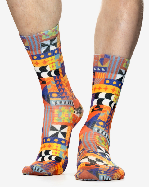Wigglesteps Herren - Socken - Style: 05379 - Retro Mix