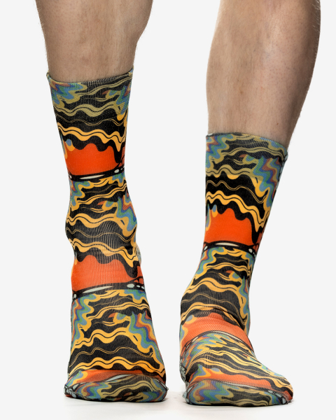 Wigglesteps Herren - Socken - Style: 05383 - Herbstwellen