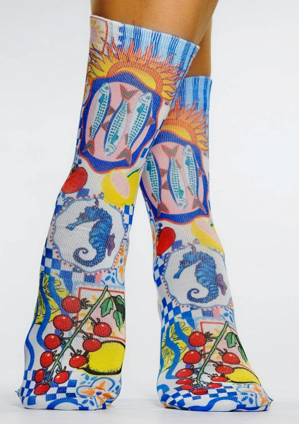 Wigglesteps Damen - Socken - Style: 05588 - Seafood