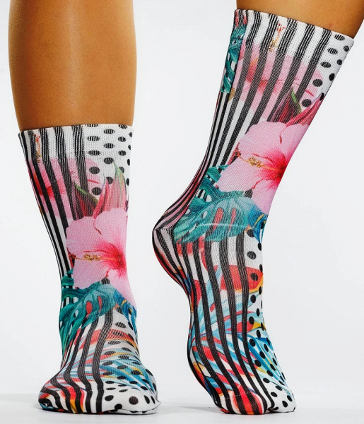 Wigglesteps Damen - Socken - Style: 05601 - Pink Bloom