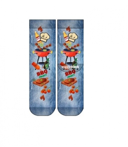 Preview: Wigglesteps Herren - Socken - Style: 05656 - Grillabend