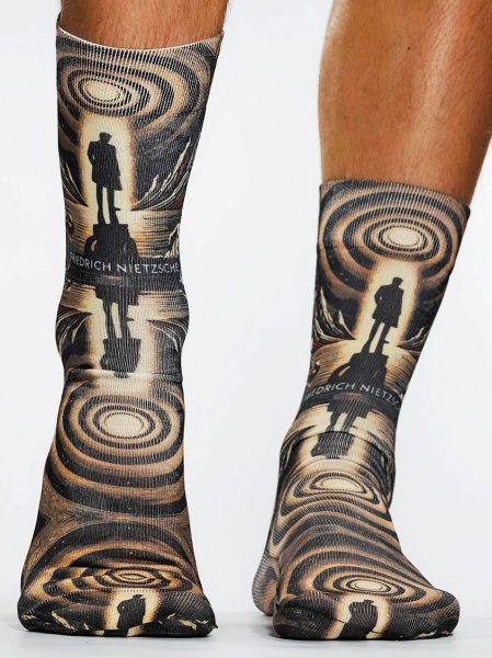 Wigglesteps Herren - Socken - Style: 05692 - Friedrich Nietzsche