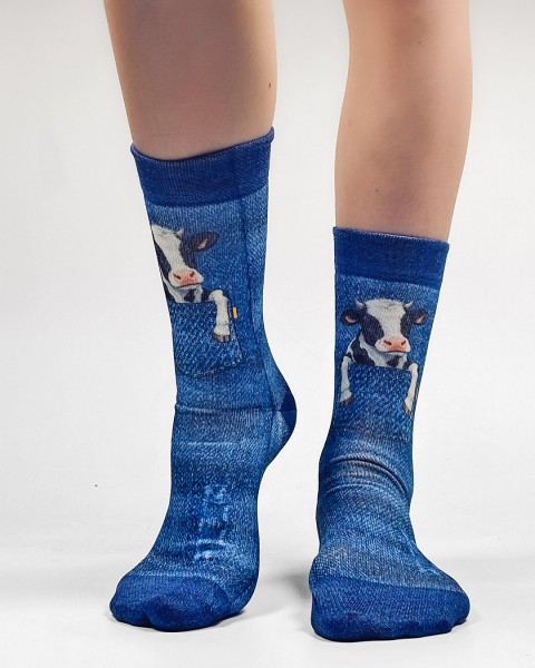 Wigglesteps Damen - Socken - Style: 06017 - Kuh
