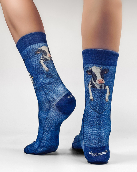 Preview: Wigglesteps Damen - Socken - Style: 06017 - Kuh