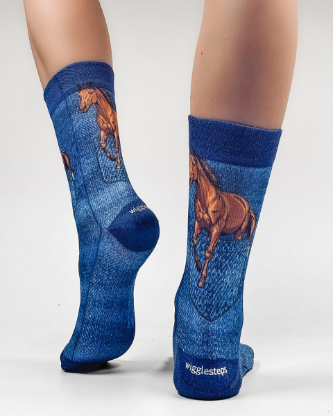 Preview: Wigglesteps Damen - Socken - Style: 06018 - Pferd