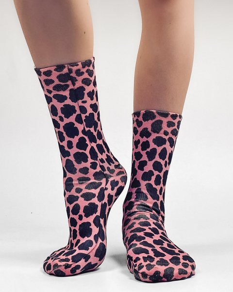 Wigglesteps Damen - Socken - Style: 06022 - Pink Leo