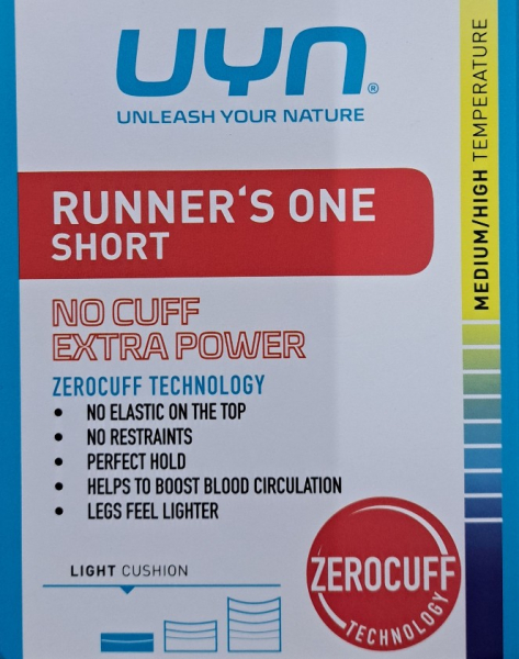 Preview: UYN Herren - Runners One Short - Ultragelb