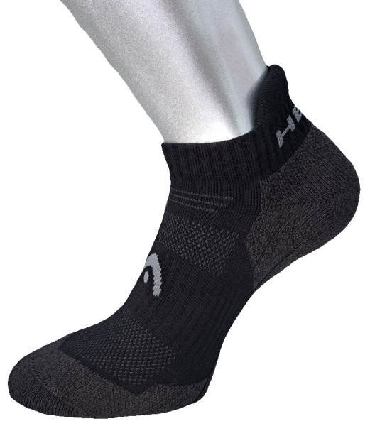2 Paar HEAD Hiking - Sneaker mit Polsterlippe - Schwarz