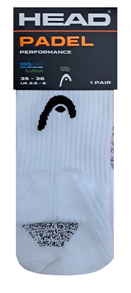 HEAD Performance - Padel Crew Sportsocken - Weiss
