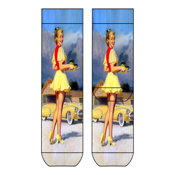 Cool 7 - Damen - Socken - Motiv - EX0015