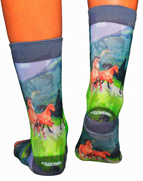 Wigglesteps Damen - Socken - Style: 00252 - Pferde