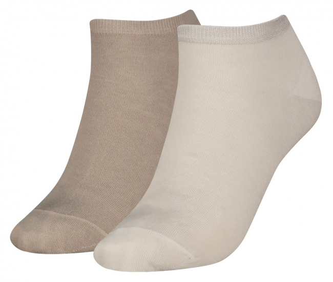 2 Paar Tommy Hilfiger Damen - Sneaker Füßlinge - Beige Combo
