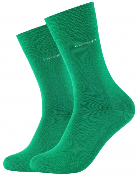 2 Paar CA - SOFTBUND Socken ohne Gummidruck - Grün - Größe 39/42