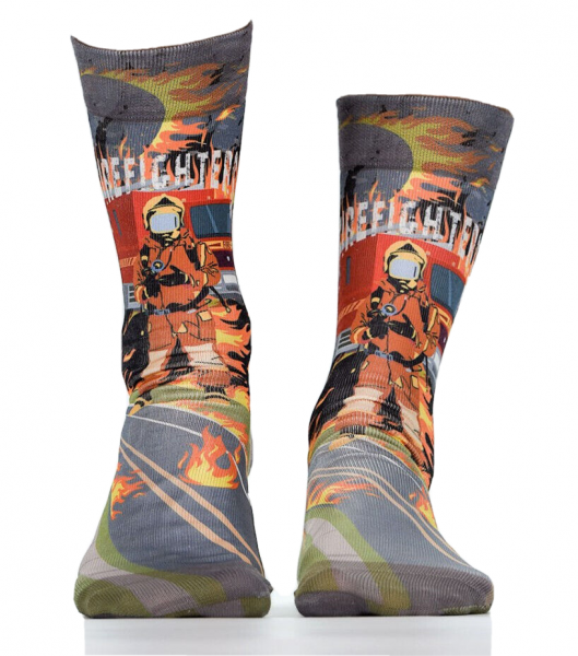 Wigglesteps Damen - Socken - Style: 04349 - Feuerwehr
