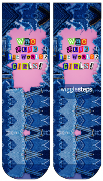 Wigglesteps Damen - Socken - Style: 04757 - Chefin Jeansstyle