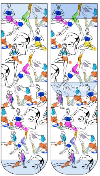 Wigglesteps Damen - Socken - Style: 04770 - Yoga Weiß