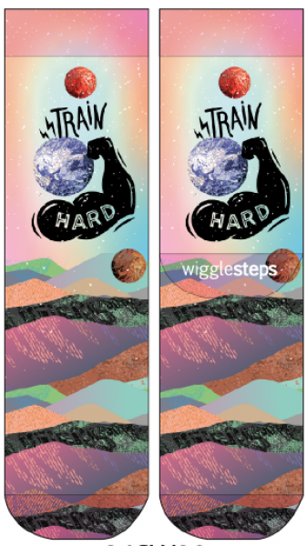 Wigglesteps Damen - Socken - Style: 04771- Train Hard