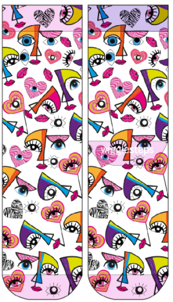 Wigglesteps Damen - Socken - Style: 04774 - Modern Eye's