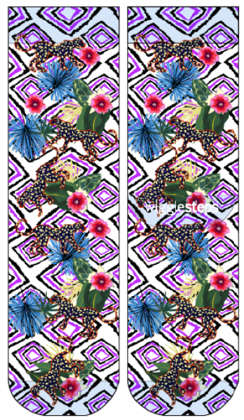 Wigglesteps Damen - Socken - Style: 04788 - Tropic Life