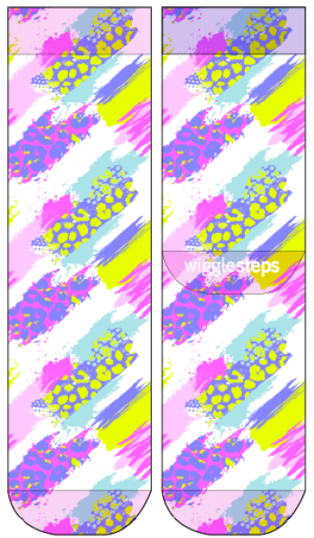 Wigglesteps Damen - Socken - Style: 04789 - Paint Pastell