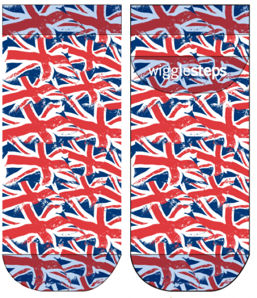 Wigglesteps Herren - Quarter - Style: 04816 - Flag