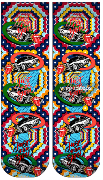 Wigglesteps Herren - Socken - Style: 04843 - Autoliebe