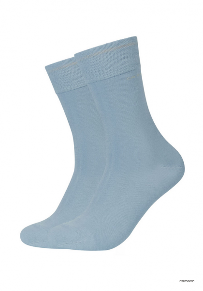 2 Paar CA - SOFTBUND Socken ohne Gummidruck - Ashley Blue - Größe 43/46