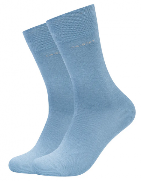 2 Paar Camano CA - SOFTBUND Socken Klassik - Blue Shadow