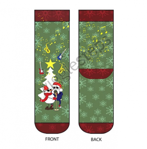 Wigglesteps Damen - Socken - Style: 00576 - X-Mas Dance