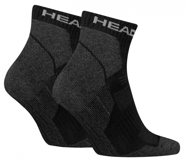 2 Paar HEAD Hiking - Outdoor 1/4 Schaft  Quarter - Schwarz