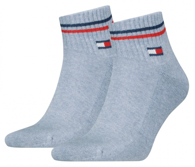 2 Paar Tommy Hilfiger Sport - Frotteesohle Quarter - Demin