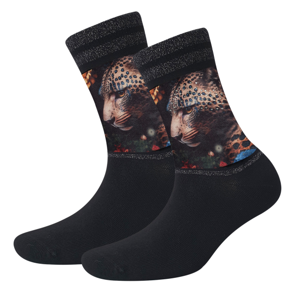 Cool 7 - Damensocken mit Strass - Motiv - C0479