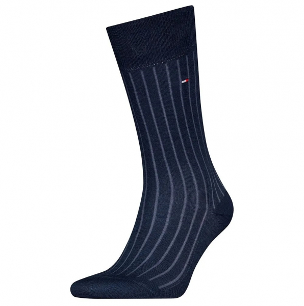 Tommy Hilfiger Herren - Premium Fil D'Ecosse Socken - Uni Jeansmelange