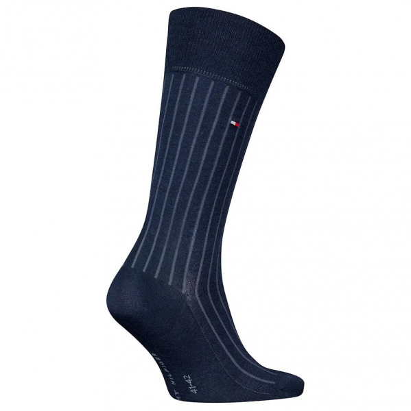 Preview: Tommy Hilfiger Herren - Premium Fil D'Ecosse Socken - Uni Jeansmelange