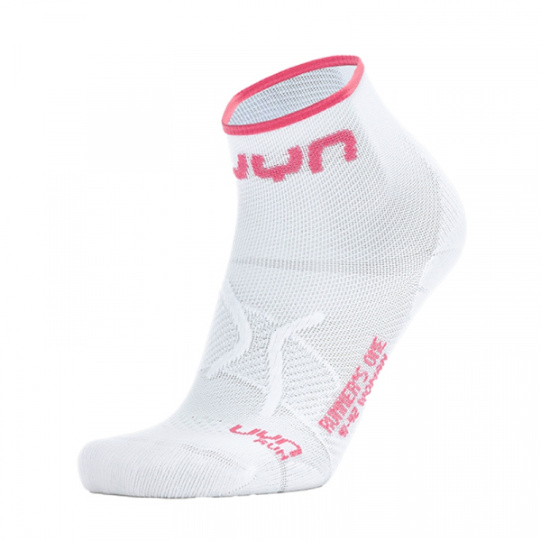 UYN Damen - Runners One Quarter - Weiss/Coral