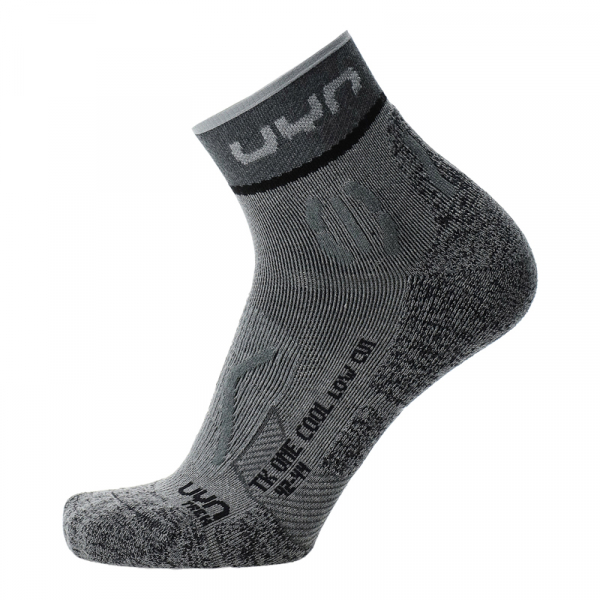 UYN Herren - Trekking One Cool Quarter - Grau/Schwarz
