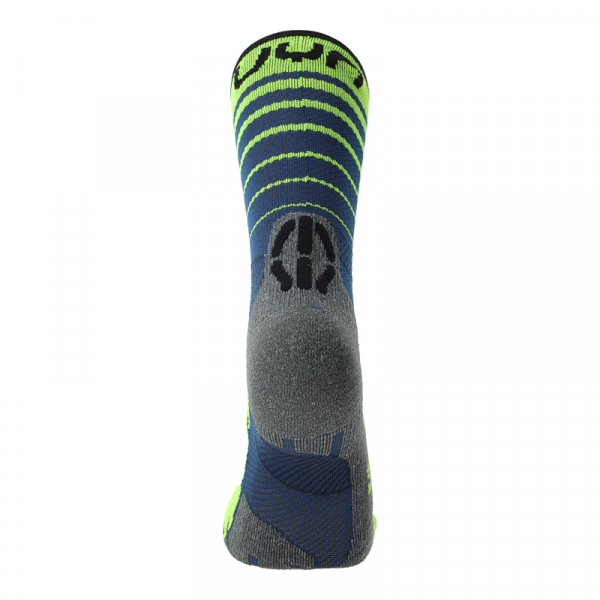 Herren UYN - Runners Five - 5 Zehen Laufsocken - Blau/Gelb