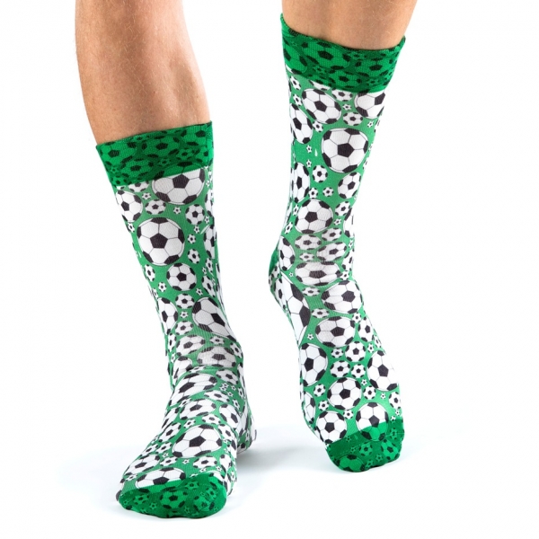 Wigglesteps Herren - Socken - Style: 01294 - Fussball Grün