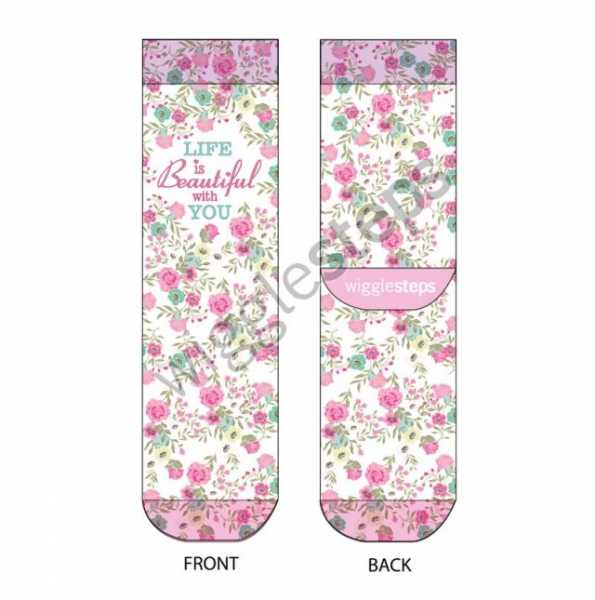 Wigglesteps Damen - Socken - Style: 01036 - Life is Beautiful with you