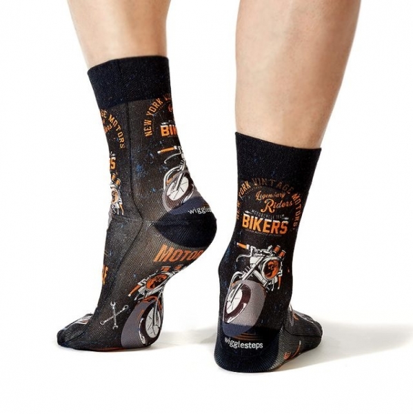 Wigglesteps One Size Herren - Socken - Style: Biker's